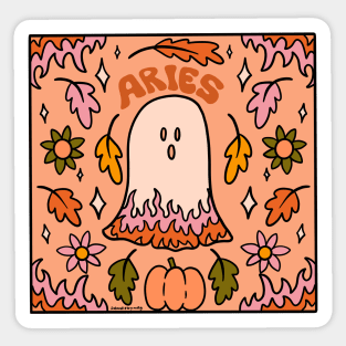 Aries Ghost Sticker